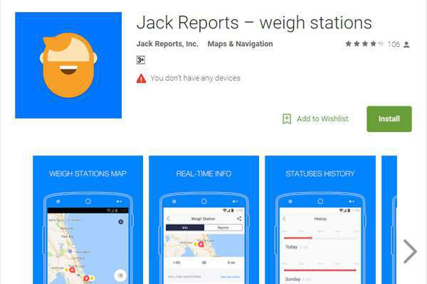 Jack Report app